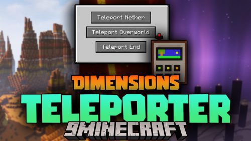 Dimensions Teleporter Mod (1.18.2) – Easily Travel Between Worlds Thumbnail