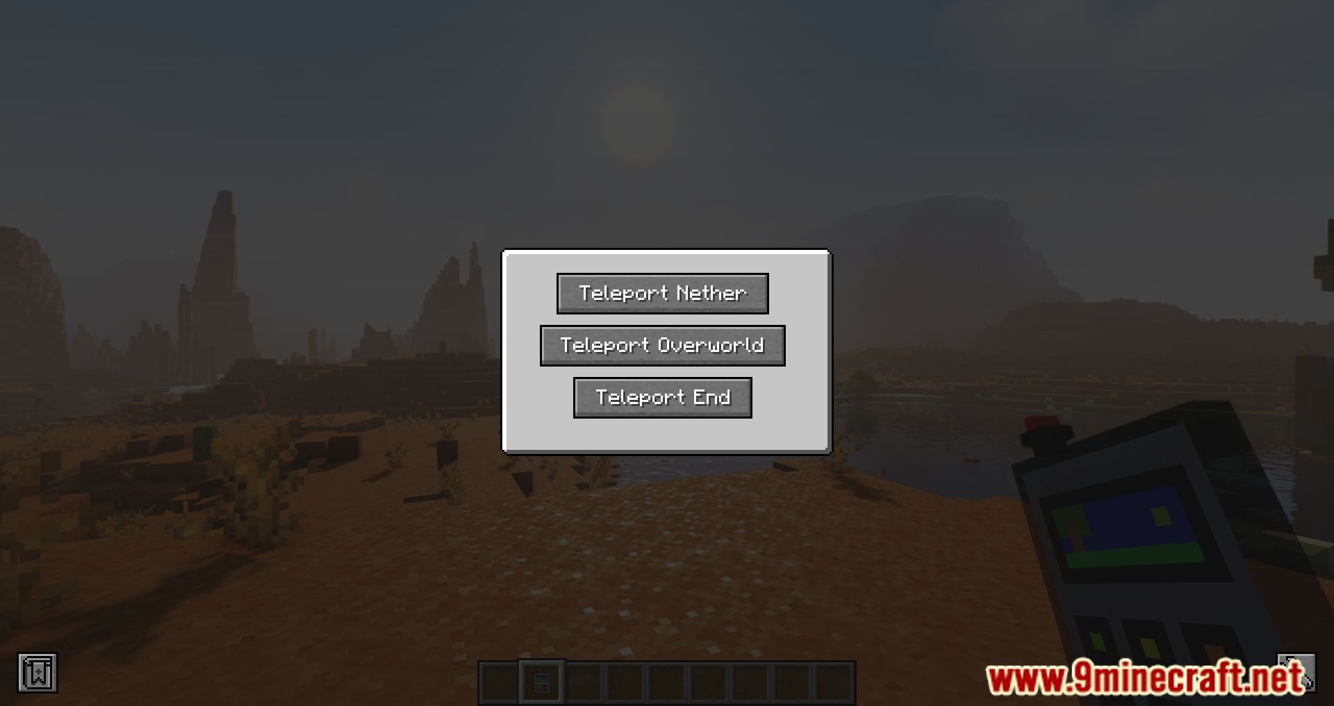 Dimensions Teleporter Mod (1.18.2) - Easily Travel Between Worlds 5