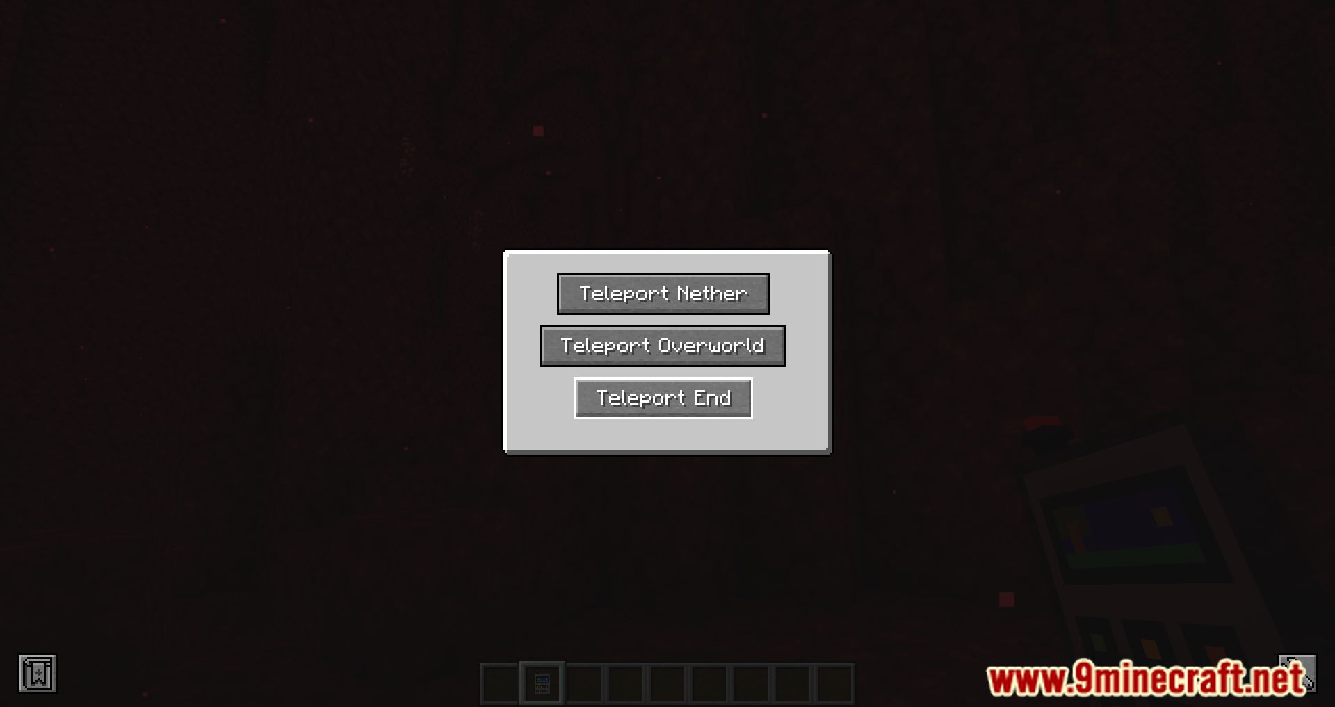 Dimensions Teleporter Mod (1.18.2) - Easily Travel Between Worlds 7