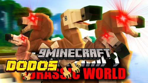 Dinos And Dodos Data Pack (1.20.6, 1.20.1) – Jurassic World in Minecraft Thumbnail