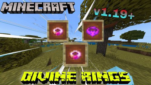 Divine Rings Addon (1.9) – MCPE/Bedrock Mod Thumbnail