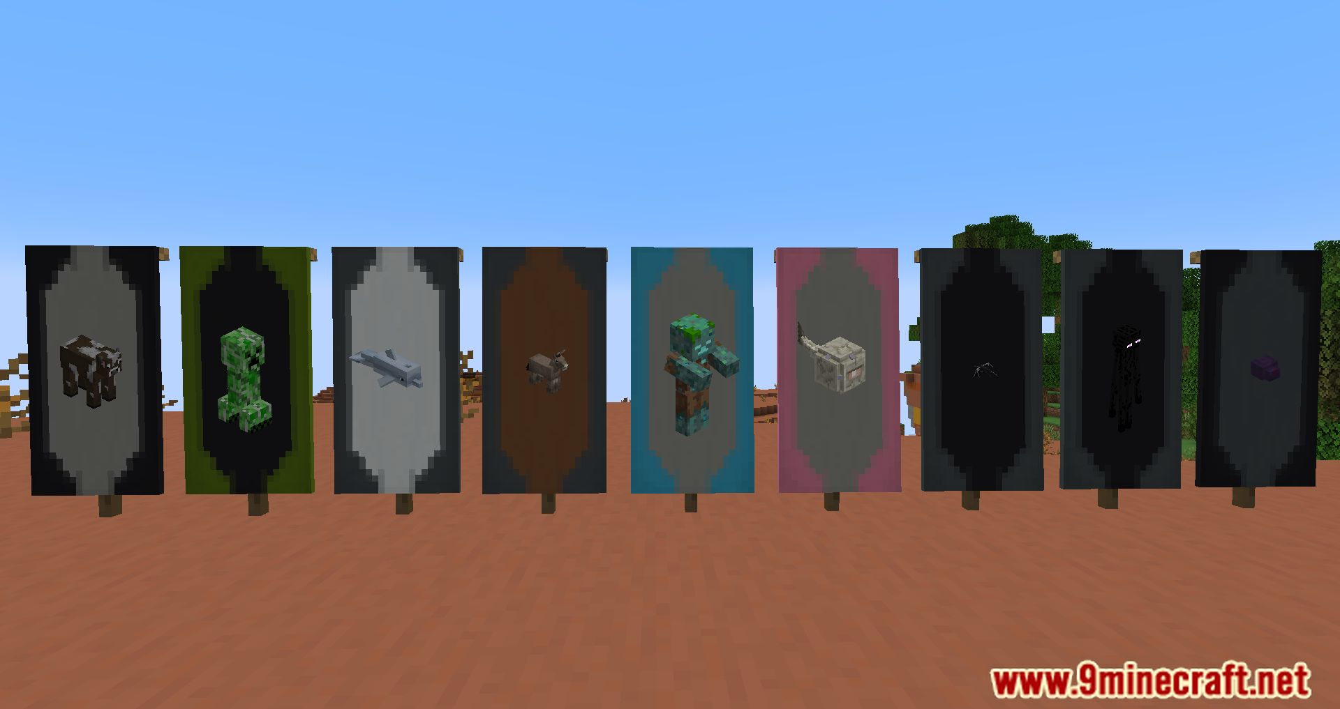 Entity Banners Mod (1.19.2, 1.18.2) - Entity-Specific Banners 6