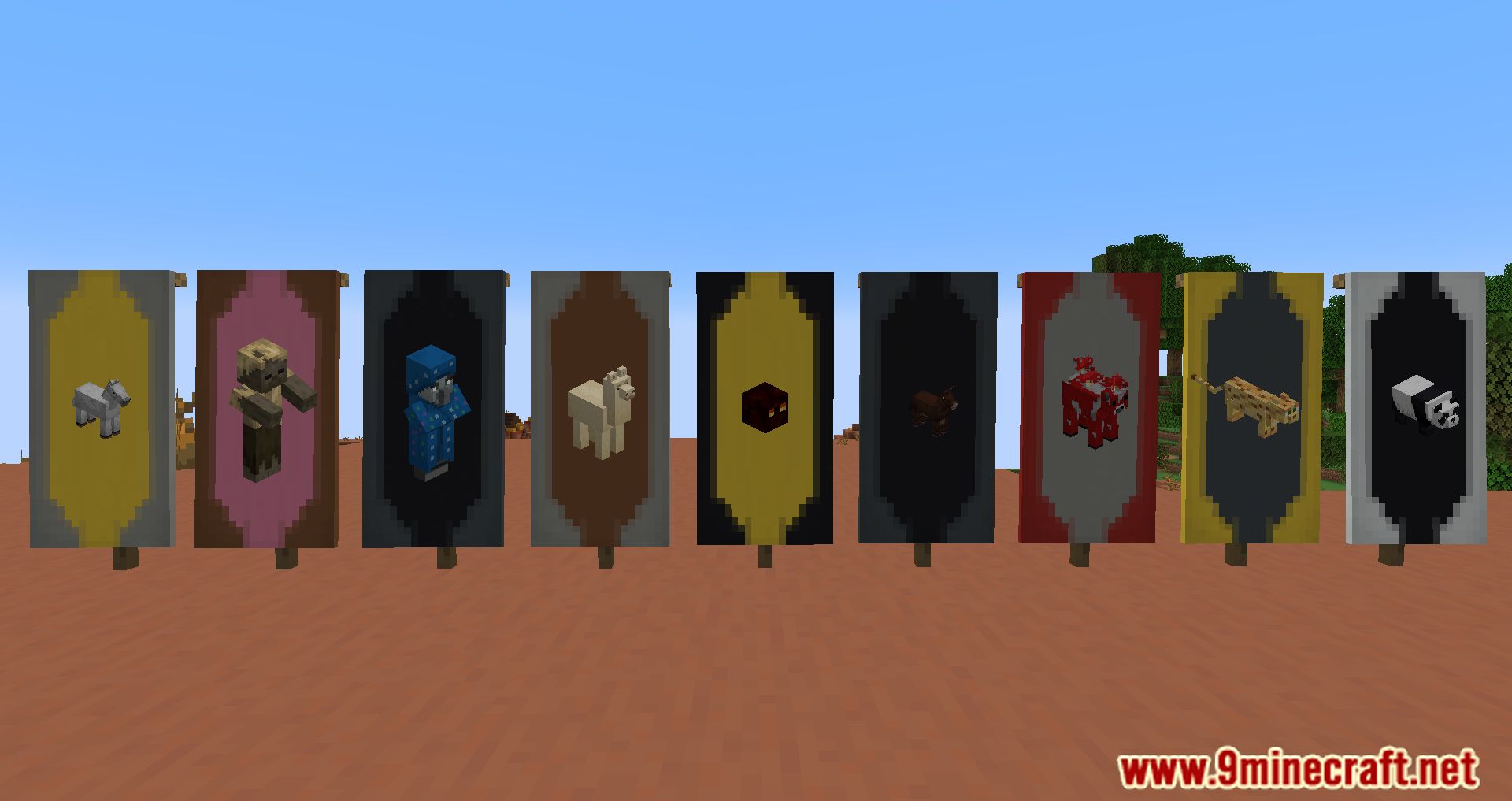 Entity Banners Mod (1.19.2, 1.18.2) - Entity-Specific Banners 9