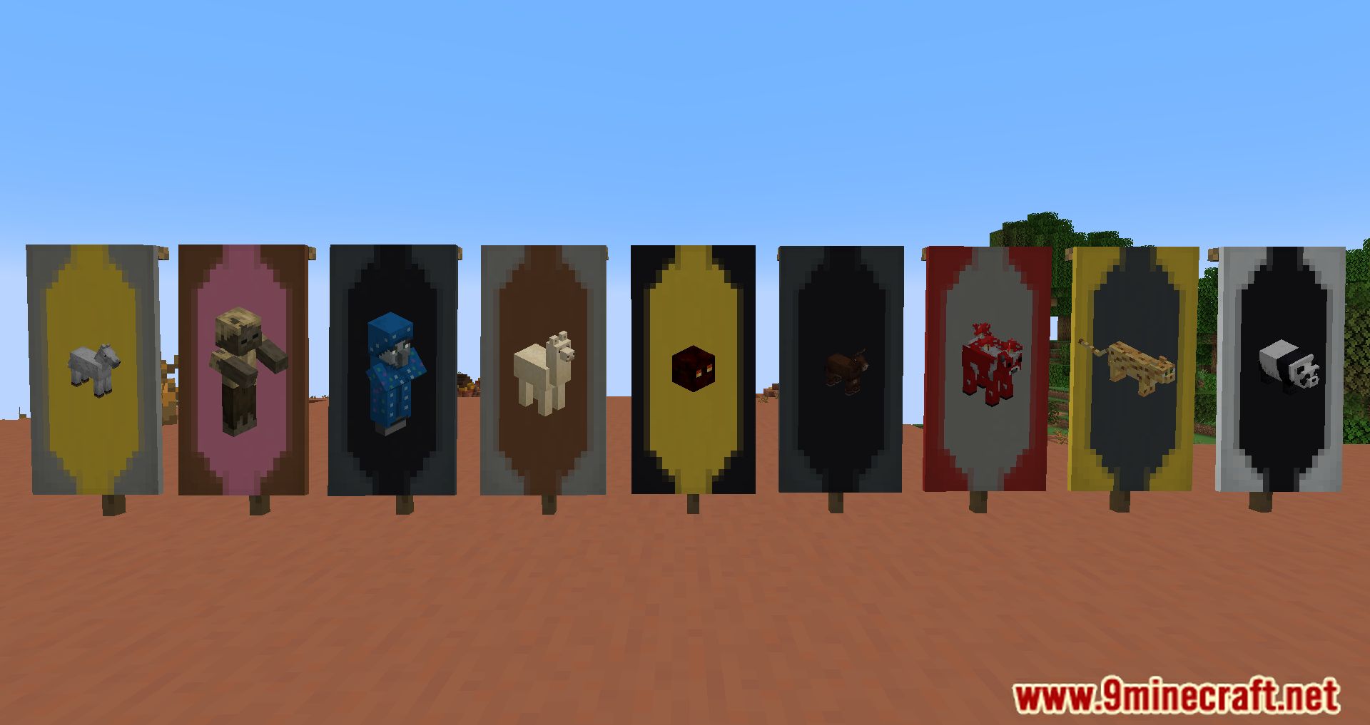 Entity Banners Mod (1.19.2, 1.18.2) - Entity-Specific Banners 10