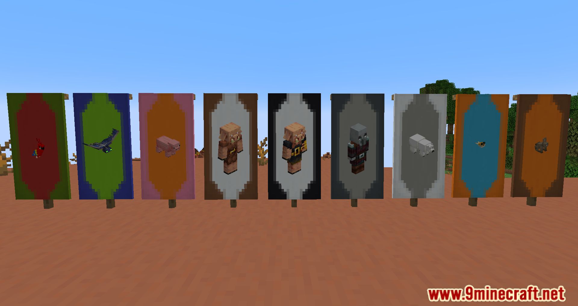 Entity Banners Mod (1.19.2, 1.18.2) - Entity-Specific Banners 11