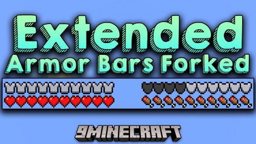 Extended Armor Bars Forked Mod (1.19.4, 1.18.2) – Display More Armor Bars Thumbnail