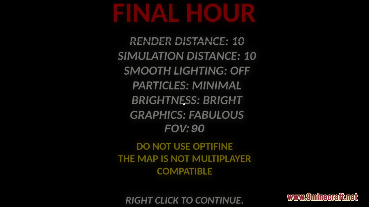 Final Hour Map (1.21.1, 1.20.1) - A Terrifying Retro Experience 5