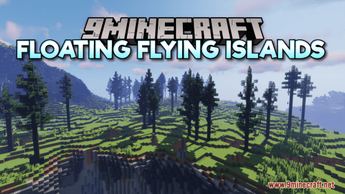 Floating Flying Islands Map (1.21.1, 1.20.1) – Custom Worldpainter Minecraft Map Thumbnail