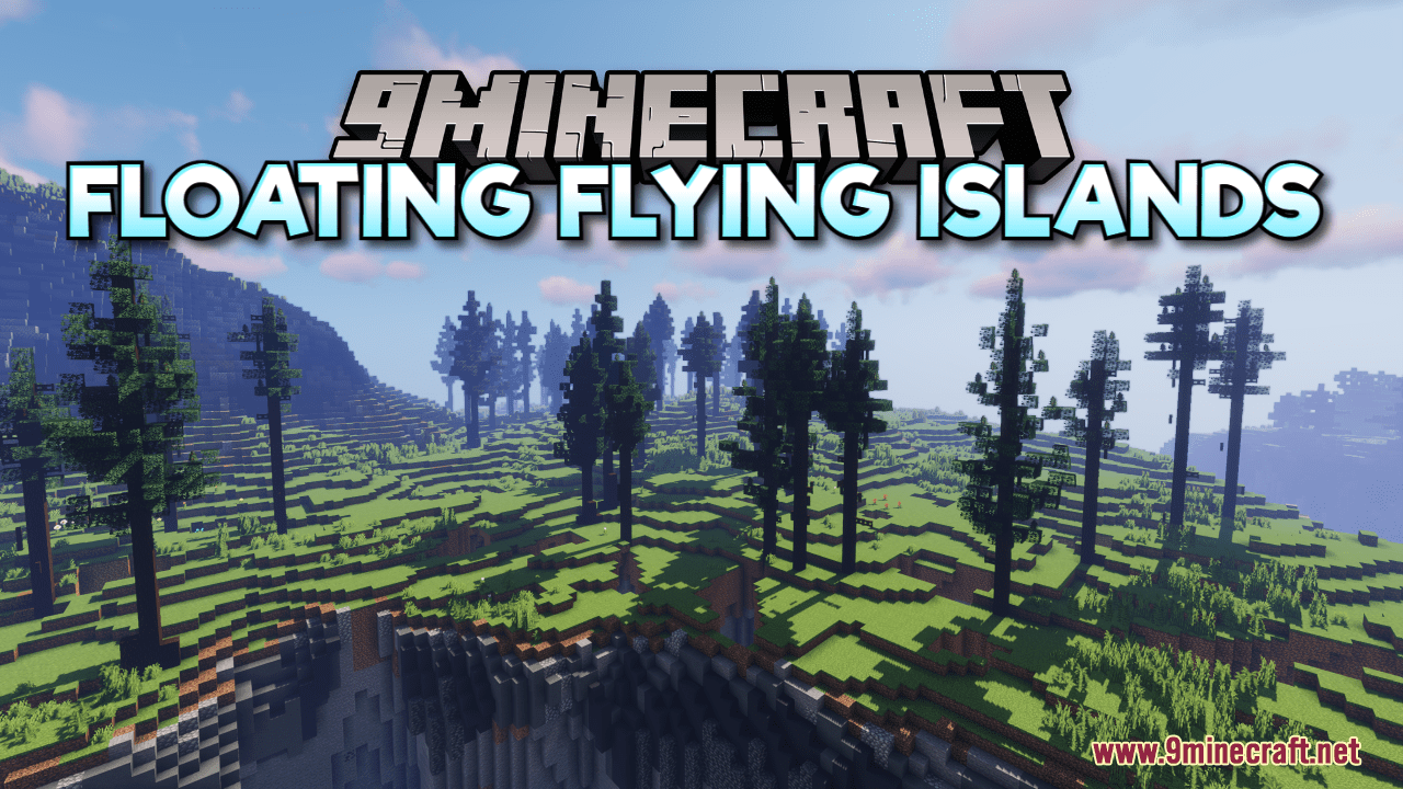 Floating Flying Islands Map (1.19.3, 1.18.2) - Custom Worldpainter Minecraft Map 1