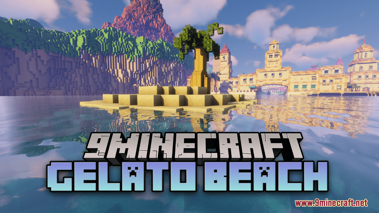 Gelato Beach Map (1.21.1, 1.20.1) - Super Mario Sunshine Build Series 1