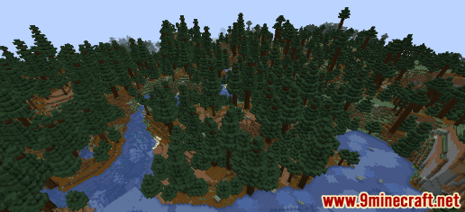 Giant Spruce Taiga Hills Biome - Wiki Guide 1