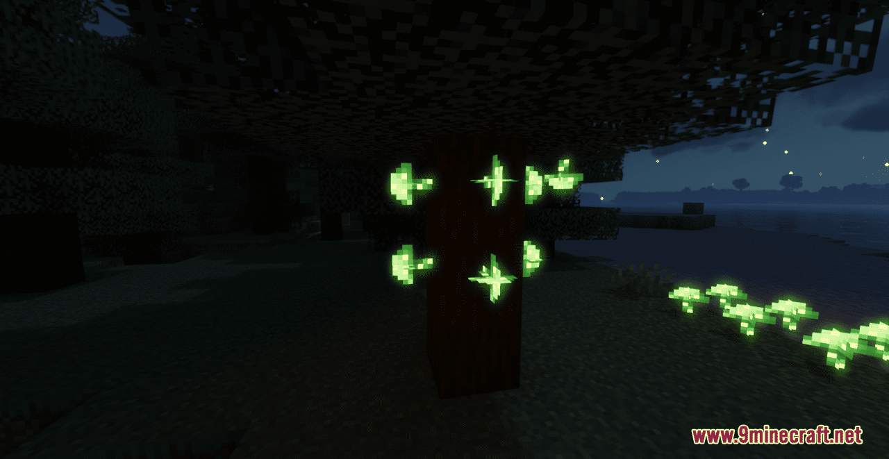 Glow Lichen to Glow Mushroom Resource Pack (1.20.6, 1.20.1) - Texture Pack 5