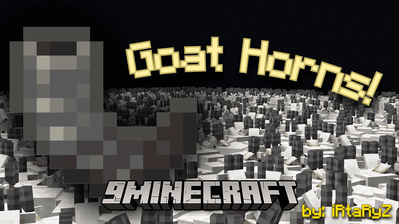 Goat Horns Data Pack (1.18.2, 1.17.1) - Goat Horns In Minecraft! 1