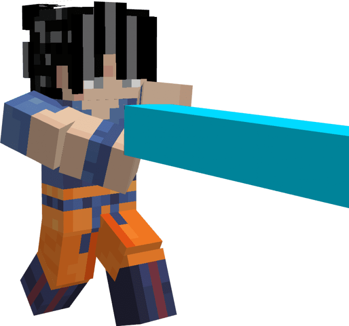 Goku Addon (1.20, 1.19) - MCPE/Bedrock Dragon Ball Mod 24