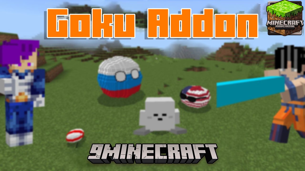 Goku Addon (1.20, 1.19) - MCPE/Bedrock Dragon Ball Mod 1