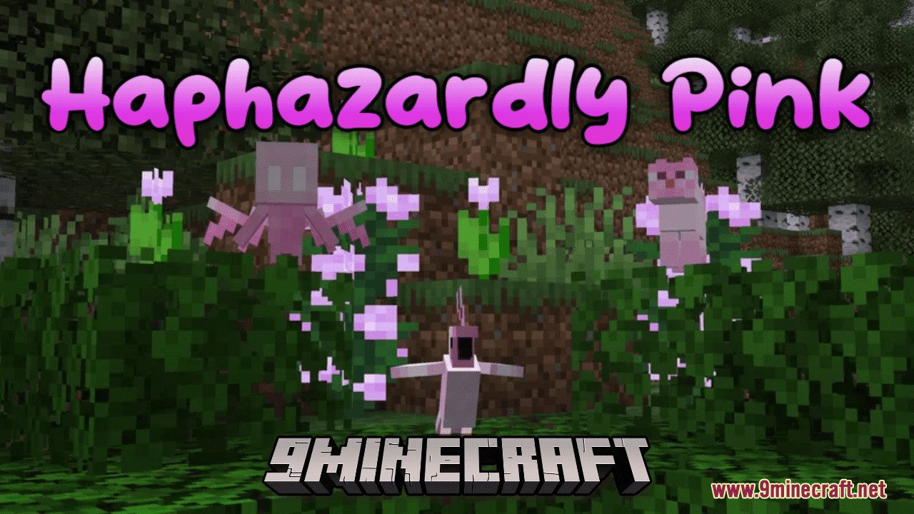 Haphazardly Pink Resource Pack (1.20.6, 1.20.1) - Texture Pack 1