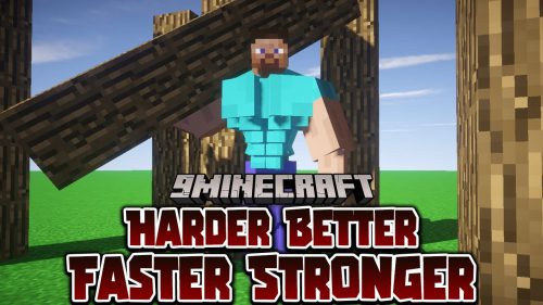 Harder Better Faster Stronger Data Pack (1.19.3, 1.18.2) – Grows with your Level Thumbnail