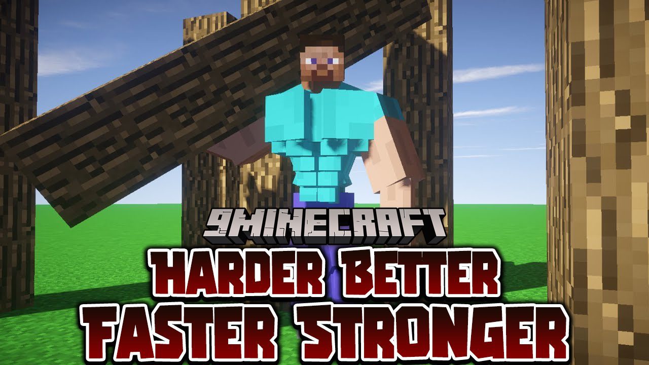 Harder Better Faster Stronger Data Pack (1.19.3, 1.18.2) - Grows with your Level 1