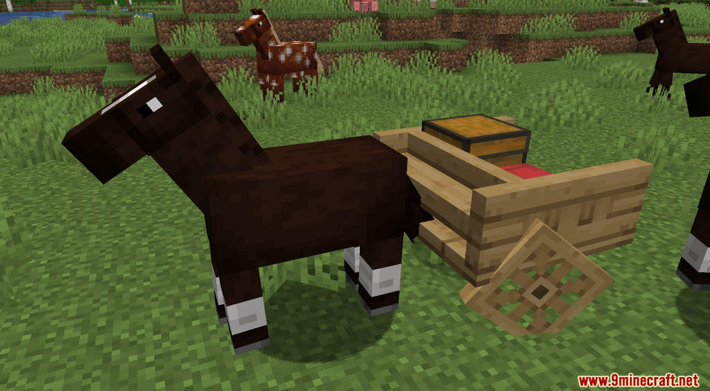 Horse Carts Data Pack (1.19.3, 1.19.2) - An Extension for Horses 4