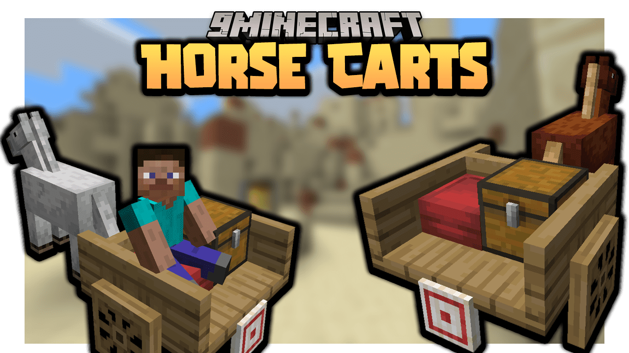 Horse Carts Data Pack (1.19.3, 1.19.2) - An Extension for Horses 1