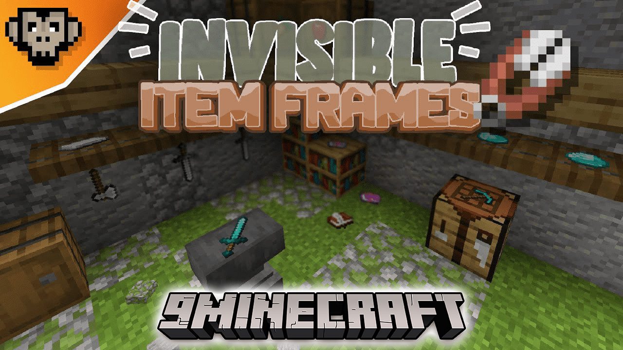 Invisible Item Frames Data Pack (1.20.6, 1.20.1) - Shear Your Frames Away! 1