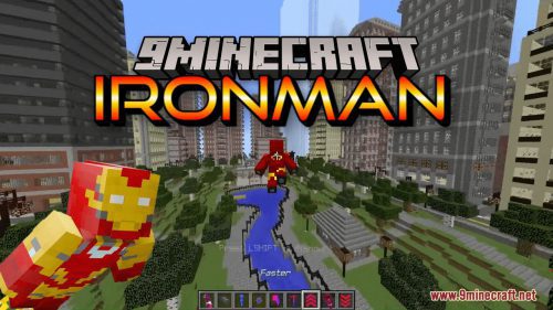 Ironman in Vanilla Minecraft Map (1.21.1, 1.20.1) – Become a Superhero Thumbnail