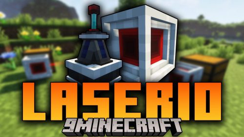 LaserIO Mod (1.21.1, 1.20.1) – New Interactive System With Redstone Thumbnail