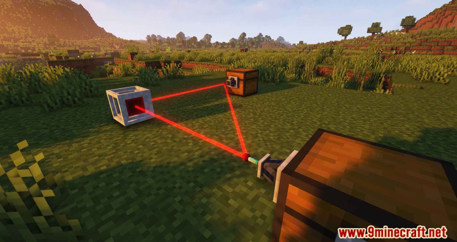LaserIO Mod (1.20.4, 1.19.2) – New Interactive System With Redstone 5