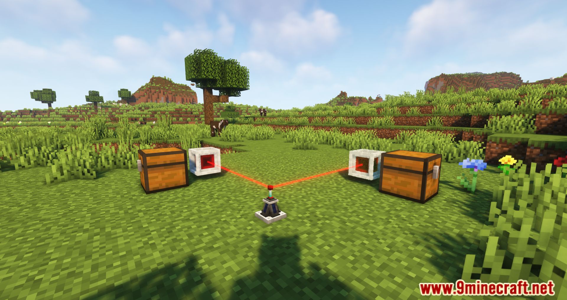 LaserIO Mod (1.20.4, 1.19.2) – New Interactive System With Redstone 7