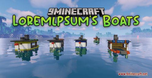 Loremlpsum’s Boats Resource Pack (1.20.6, 1.20.1) – Texture Pack Thumbnail