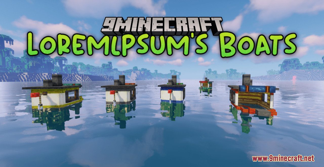 Loremlpsum's Boats Resource Pack (1.20.6, 1.20.1) - Texture Pack 1