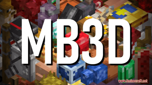 MB3D Items Resource Pack (1.21.1, 1.20.1) – Texture Pack Thumbnail