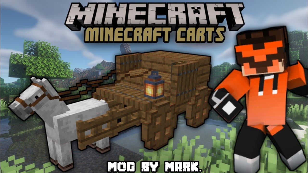 Mark's Carts Addon (1.19) - MCPE/Bedrock Mod 1