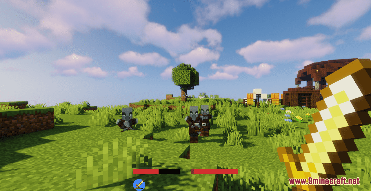 Material Design HUD Resource Pack (1.20.4, 1.19.4) - Texture Pack 7