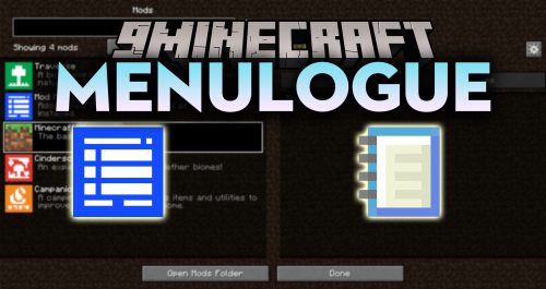 Menulogue Mod (1.20.4, 1.19.4) – Mod Menu Compatible with Catalogue Thumbnail