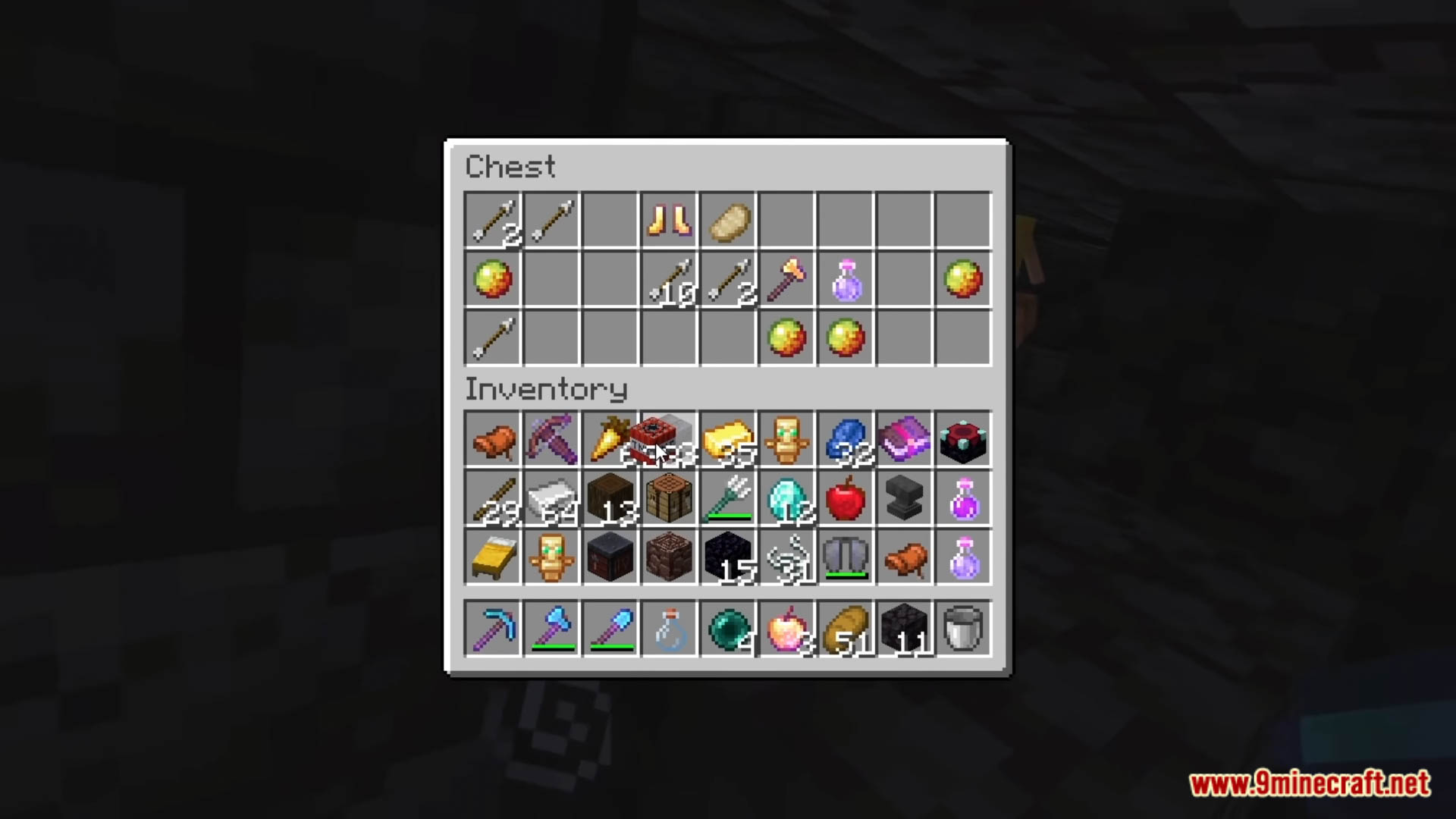 Minecraft But Chests Give OP Items Data Pack (1.19.3, 1.18.2) - Chests Contain Op Items! 11