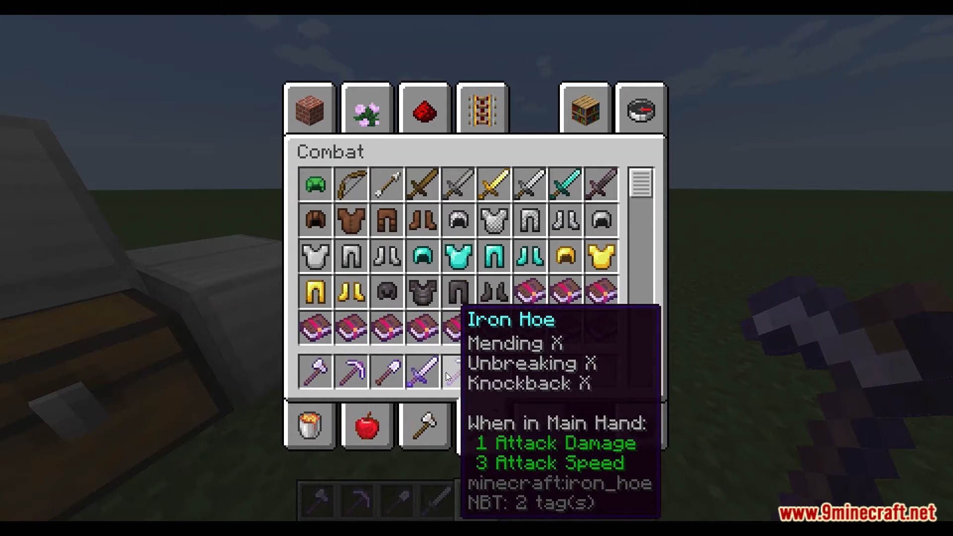 Minecraft But Crouching Gives You Level 10 Enchantments Data Pack (1.18.2, 1.17.1) 7