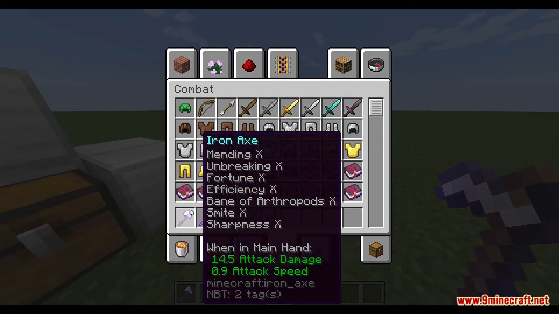 Minecraft But Crouching Gives You Level 10 Enchantments Data Pack (1.18.2, 1.17.1) 6