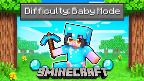 Minecraft But With Baby Difficulty (1.17.1, 1.16.5) – Baby Mode Thumbnail