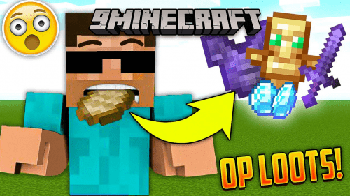 Minecraft But You Get Op Items When Eating Data Pack (1.17.1) Thumbnail