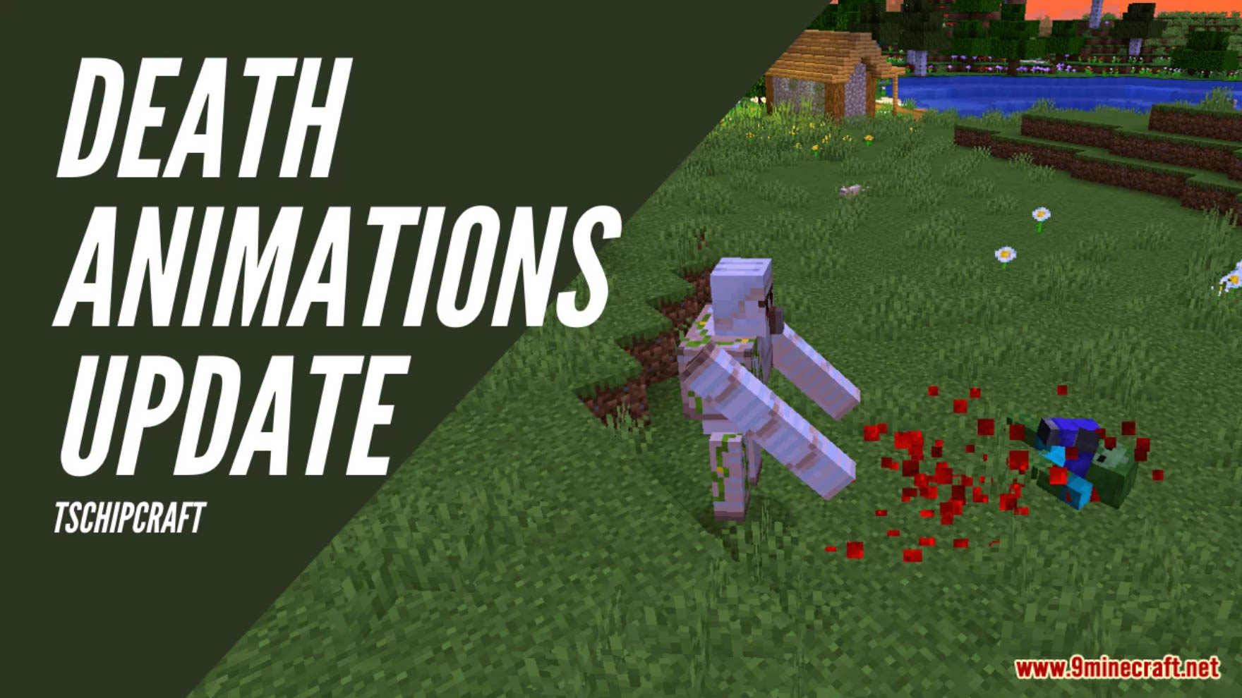 Minecraft Death Animations Data Pack (1.18.2, 1.17.1) - Broke Separate Parts When Death! 2