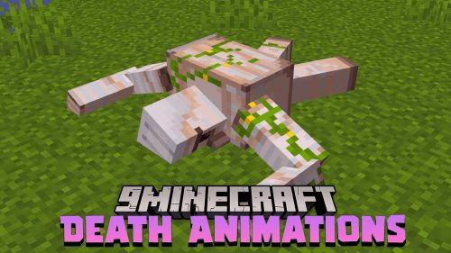 Minecraft Death Animations Data Pack (1.18.2, 1.17.1) – Broke Separate Parts When Death! Thumbnail