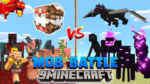 Minecraft Mob Battle Data Pack (1.19.3, 1.19.2) – Mob Battle Simulator! Thumbnail