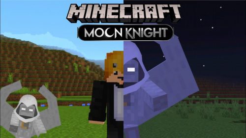 Moon Knight Addon (1.20, 1.19) – MCPE/Bedrock Superheroes Mod Thumbnail