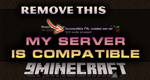My Server Is Compatible Mod (1.21, 1.20.1) – Remove Annoying Message Thumbnail