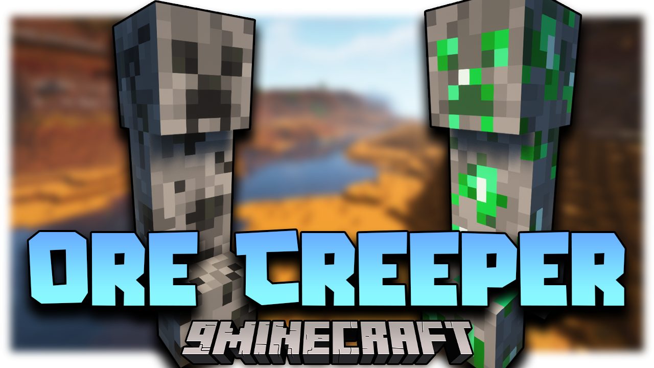 Ore Creeper Mod (1.19.4, 1.18.2) - Many Different Types Of Creeper 1