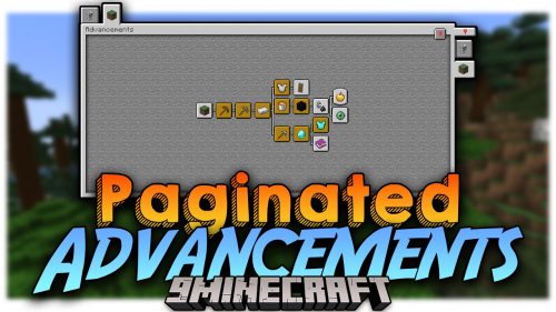 Paginated Advancements Mod (1.21, 1.20.1) – Custom Frames Thumbnail