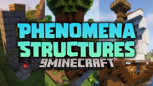 Phenomena Structures Mod (1.20.4, 1.19.4) – New Structures Appear In Your World Thumbnail