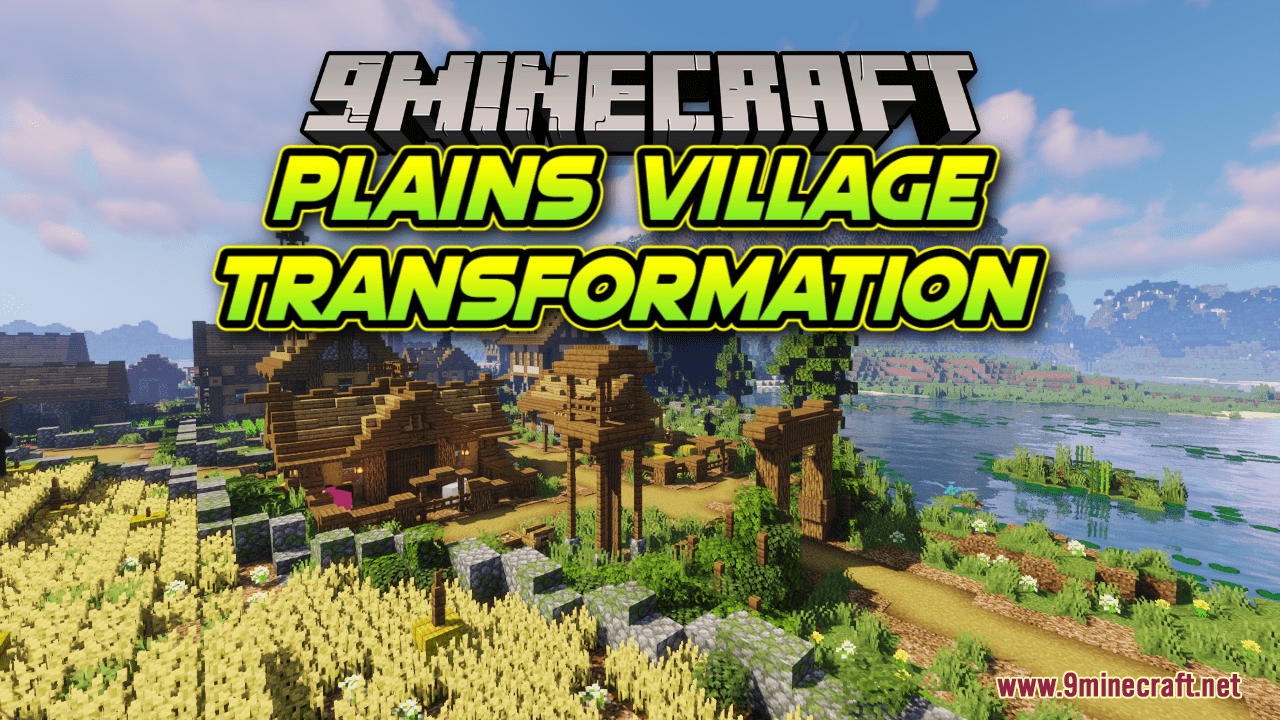 Plains Village Transformation Map (1.21.1, 1.20.1) - Villages At Its Best 1