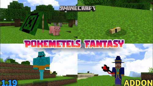 Pokemetels Fantasy Addon (1.19) – MCPE/Bedrock Mod Thumbnail